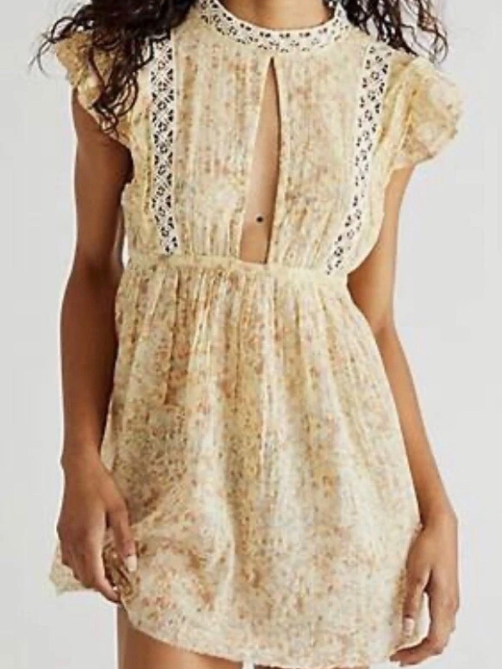 Free People FP One Eva Tunic Top Size Small